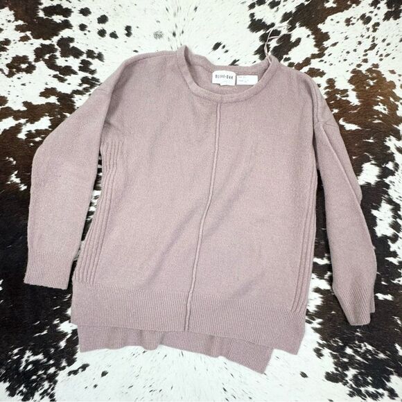 Olive & Oak Mauve Crew Neck Sweater - Picture 1 of 5